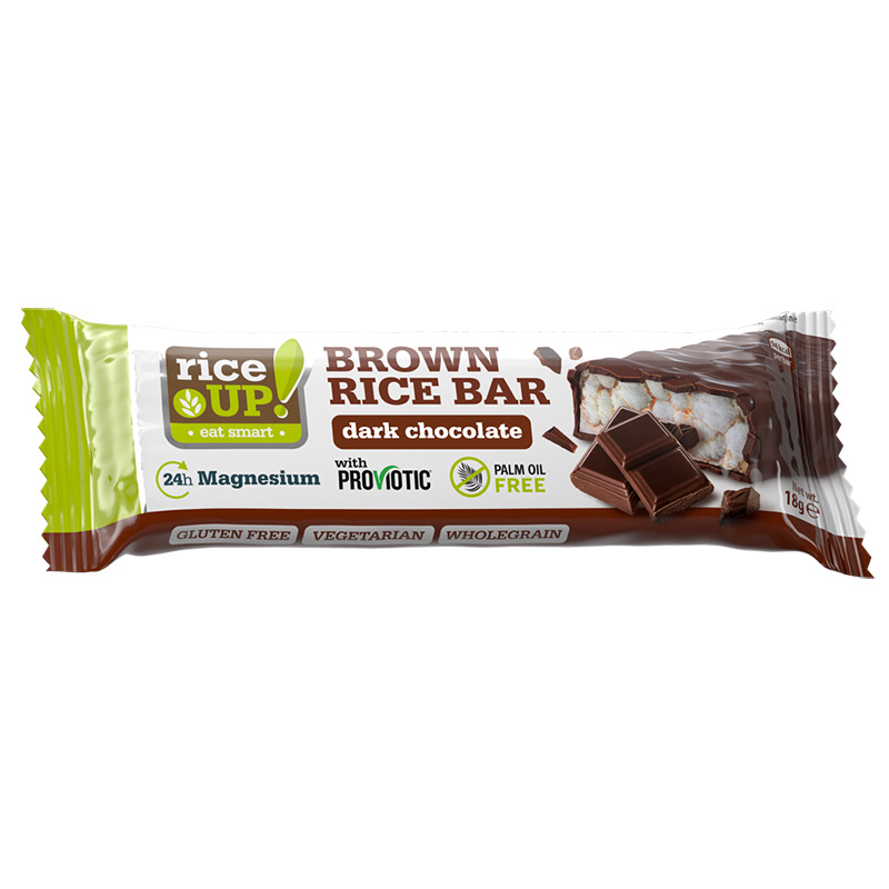 RICE UP! RISO e CIOCCOLATO FONDENTE 18g (20 pz/crt)