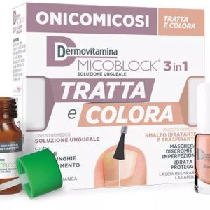 Dermovitamina Micoblock 3 in 1 Smalto Tratta e Colora