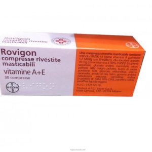 Rovigon Vitamina A+E 30 Compresse Masticabili