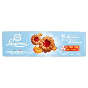 Lazzaroni Pasticcini S/Glut. farciti all’Albicocca 80 g