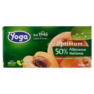 Yoga Optimum 50% Albicocca Italiana 3 x 200 ml