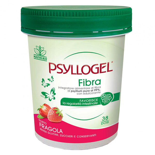 Psyllogel Fibra Integratore Alimentare Regolarità Intestinale Gusto Fragola Senza Zucchero 170 G