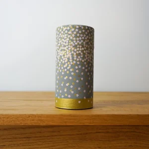 Contenitore Washi XL – fiori grigio