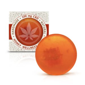 cannaline Honey Wellness CBD Handmade Soap – 100 mg CBD (Cannabidiol)