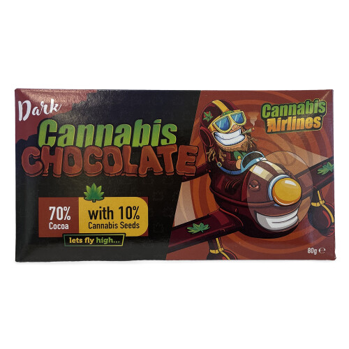 Cannabis Airlines Dark Chocolate with Cannabis Sativa L. seeds - immagine 2