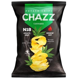 Chazz Potato Chips with Hemp & Jalapeno – Cannabis e Peperoncino 90g