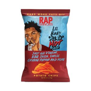 Rap Snacks Lil Baby All In Hot – BBQ, sale, aceto e peperoncino (71g)