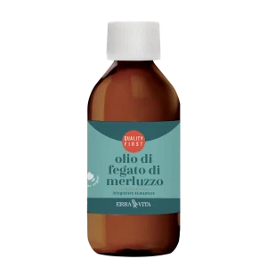 Olio di Fegato di Merluzzo 100 ml Erba Vita