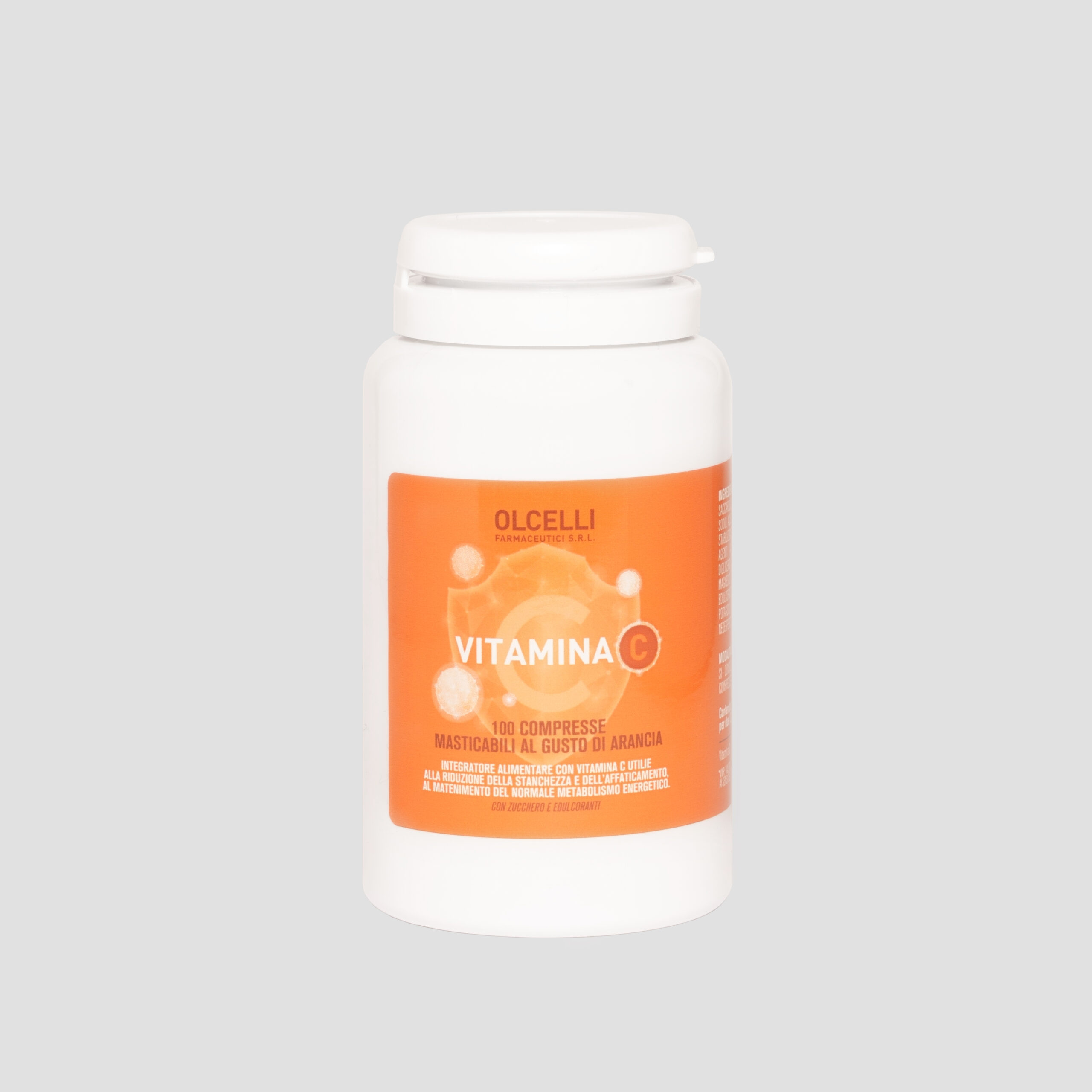 Vitamina C 500 mg gusto arancia – Barattolo 100 compresse