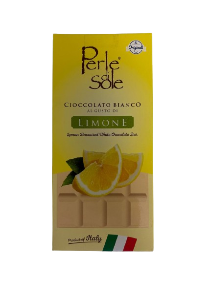 Tavoletta Cioccolato Bianco al Gusto di Limone 100g