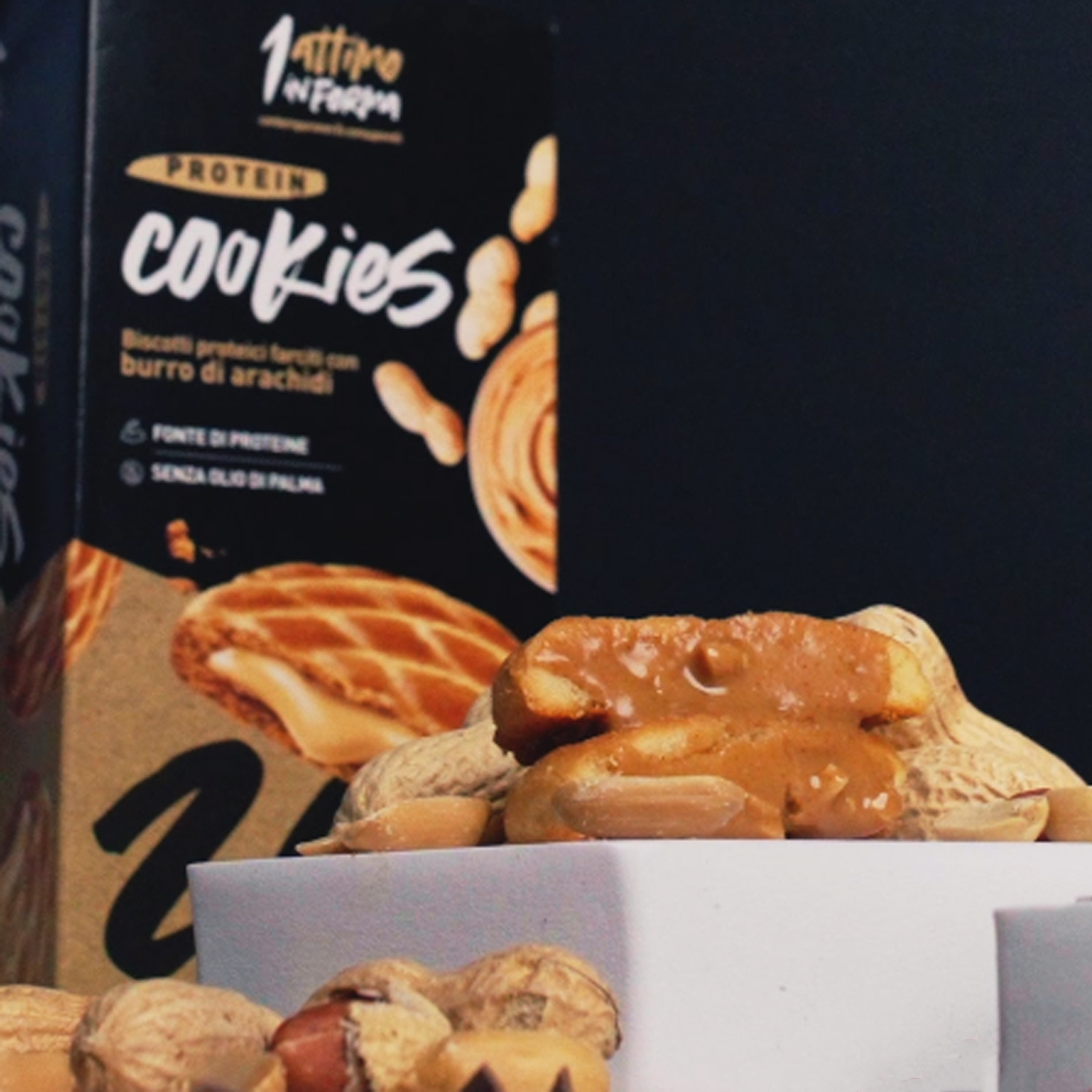 Protein Cookies 20%; Gusto Burro di Arachidi - immagine 2