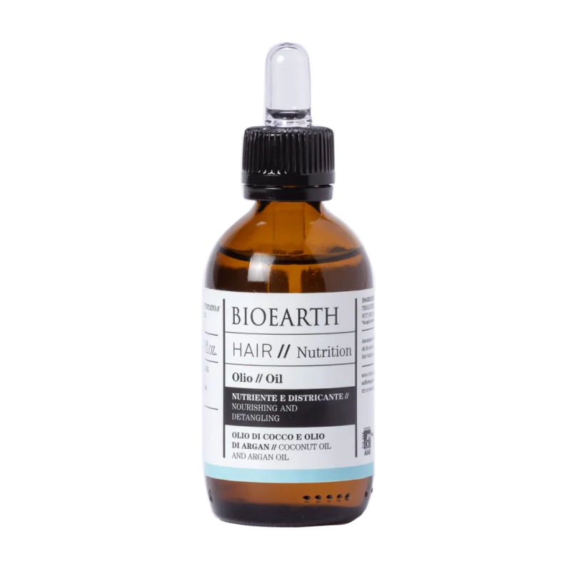 Olio nutriente e districante capelli bioearth