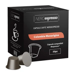 100 Capsule Caffè “Colombia Monorigine” Compatibili Nespresso