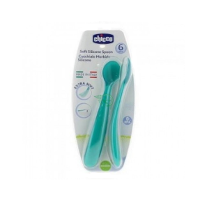 Chicco Cucchiaio Maschile Silicone +6 Mesi