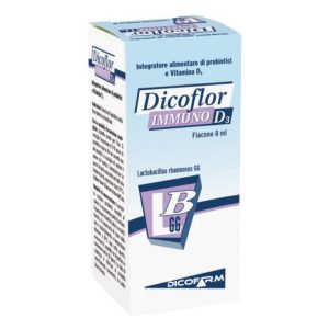 Dicoflor Immuno D3 Integratore Alimentare Sistema Immunitario Ed Equilibrio Della Flora Batterica Intestinale 8 Ml