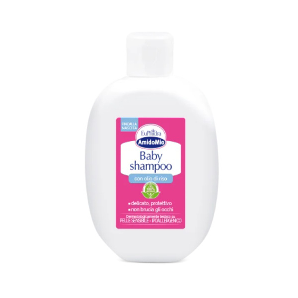 EuPhidra AmidoMio Baby Shampoo Lenitivo Emolliente E Idratante Capelli 200 Ml