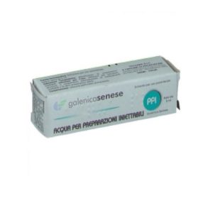 Acqua Per Preparazioni Iniettabili Galenica Senese Piccoli Volumi 1 Fiala 5 Ml