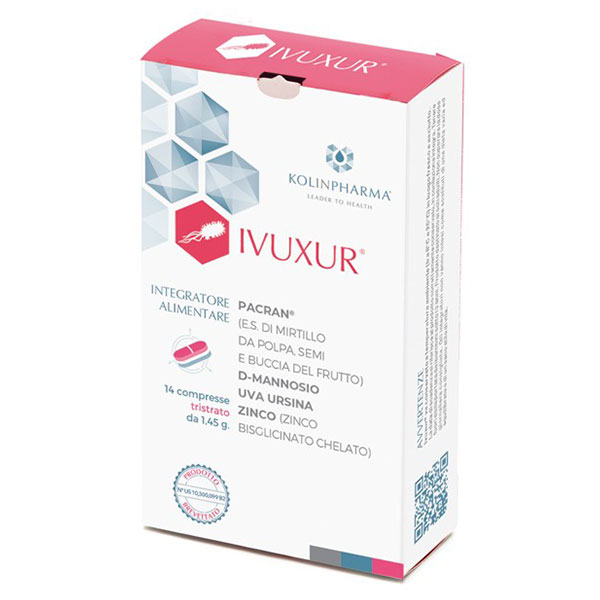 Ivuxur Integratore Alimentare Funzionalità Vie Urinarie 14 Compresse