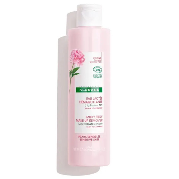 Klorane Latte Detergente Peonia Bio Viso Occhi E Labbra 200 Ml