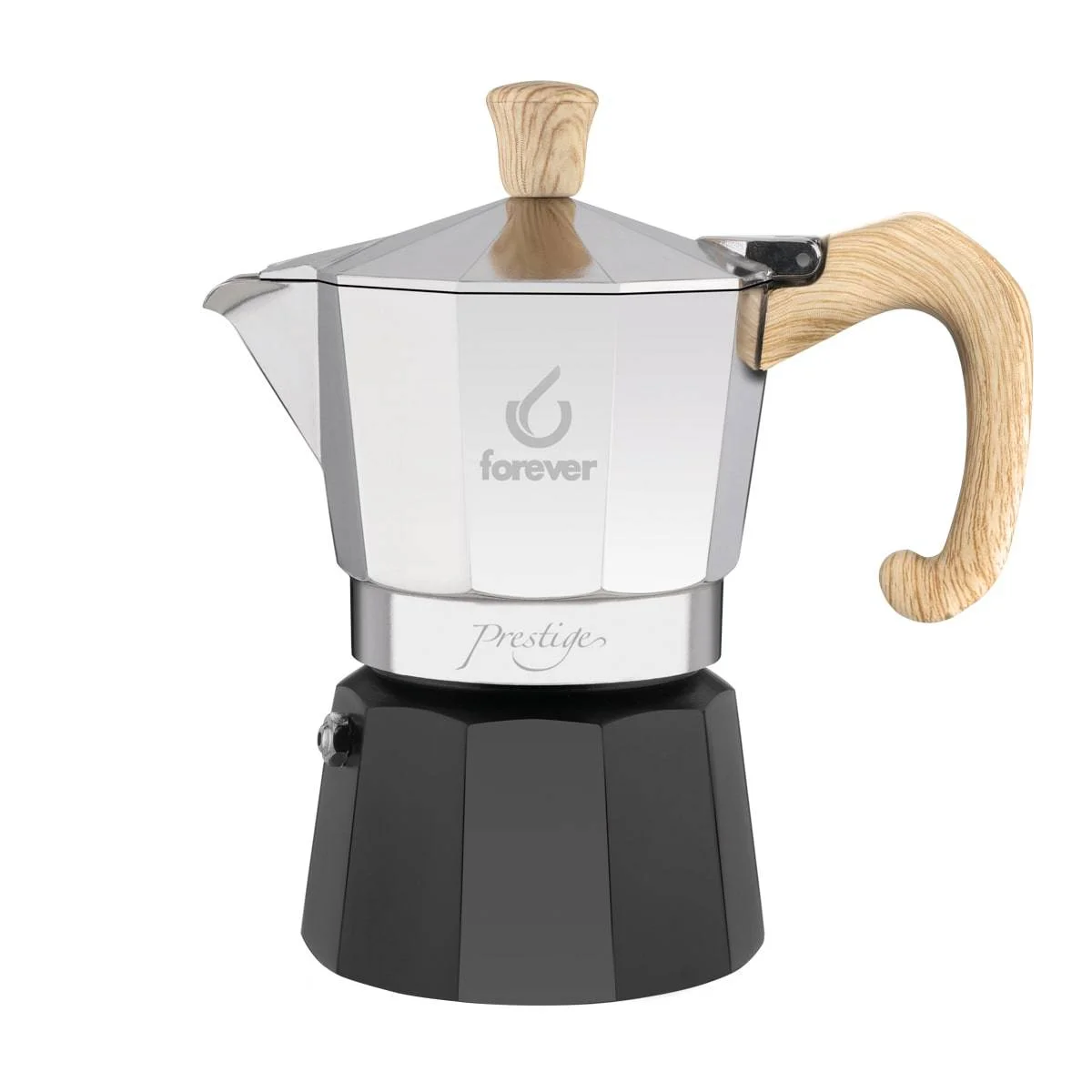 Caffettiera Miss Moka Prestige “Woody” Forever