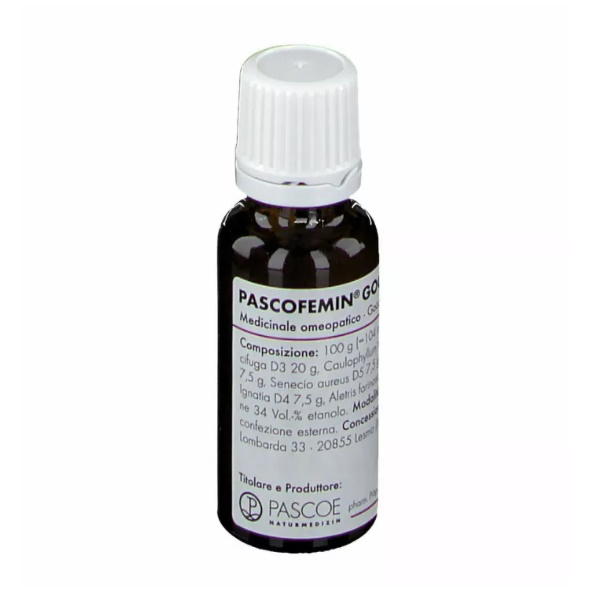 Named Pascoe Pascofemin Medicinale Omeopatico Gocce 20 Ml