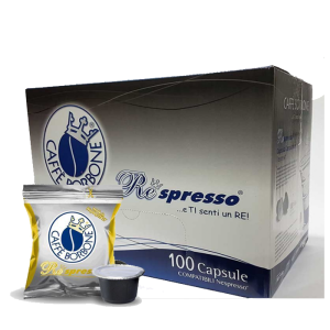 Caffe’ Borbone REspresso Miscela ORO Compatibili NESPRESSO 100 CAPSULE