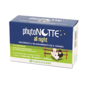 Phyto Notte All Night Integratore Alimentare Sonno 30 Compresse