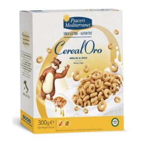 Piaceri Mediterranei CerealOro Anellini Al Miele Senza Glutine 300 G