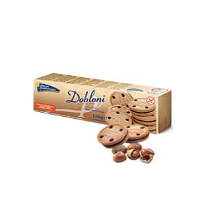 Piaceri Mediterranei Biscotti Dobloni Con Crema Al Gusto Nocciola Senza Glutine 120 G