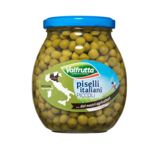 Piselli Valfrutta Vetro Gr.360