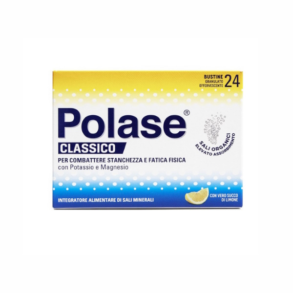 POLASE LIMONE – INTEGRATORE ALIMENTARE PER STANCHEZZA FISICA – 24 BUSTE – PROMO 2024