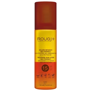 Solare Bifasico SPF15 con attivatore di melanina Rougj