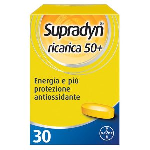 Supradyn Ricarica 50+ Integratore Alimentare Vitamine e Minerali 30 Compresse