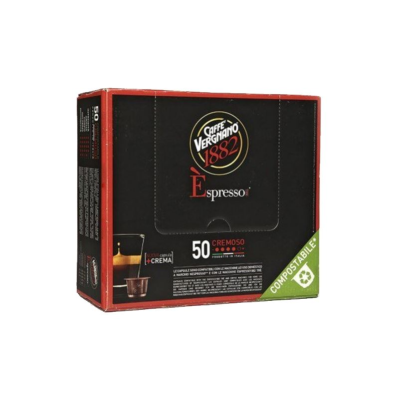 Caffe’ Vergnano 50 Capsule Cremoso Nespresso